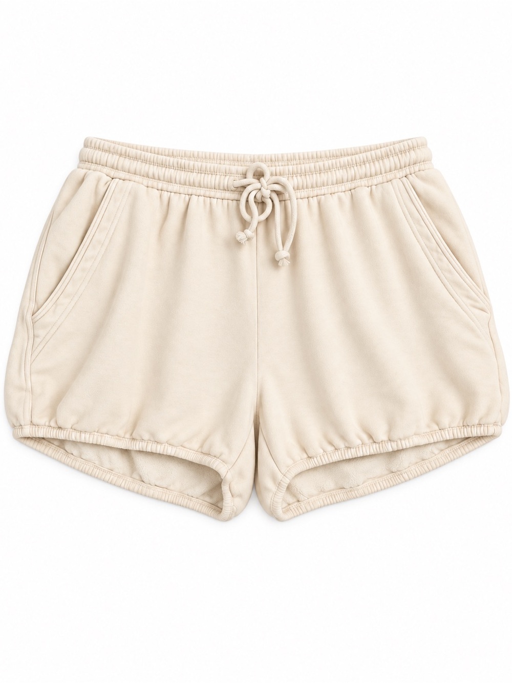 Daily Practice Cream Fleece Lounge Shorts – Women’s XL